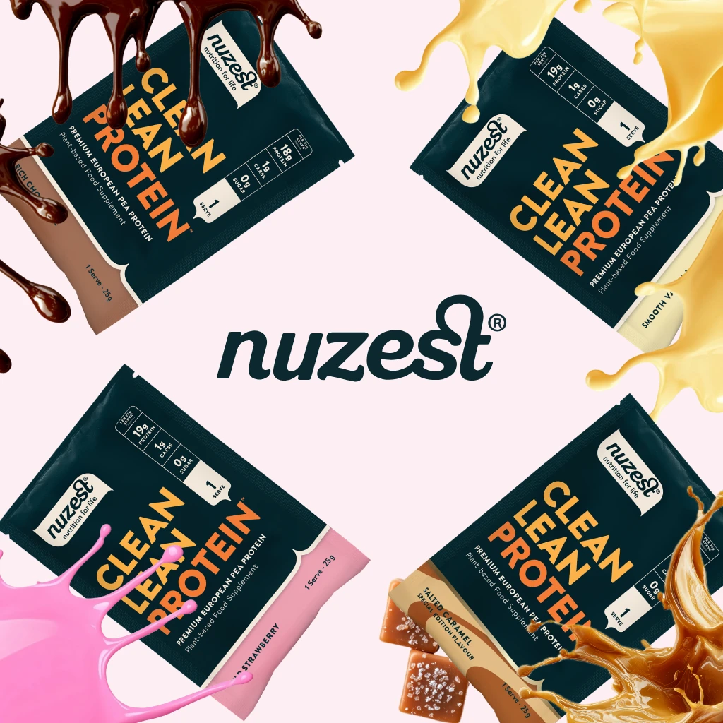 pink nuzest samples NUZEST Clean Lean Baltymai - mėginukai - Image 1